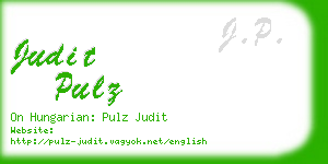 judit pulz business card